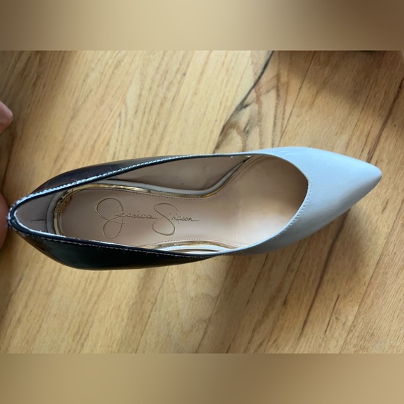Jessica Simpson ombré black and white platform pointed heels - Picture 11 of 16